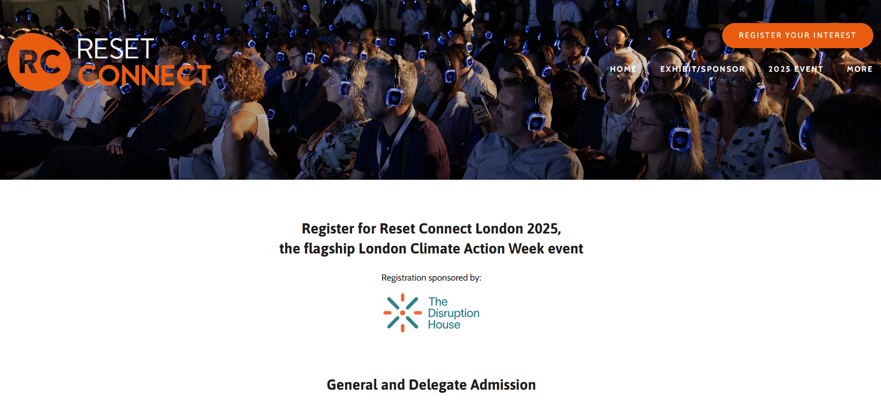 Reset Connect London